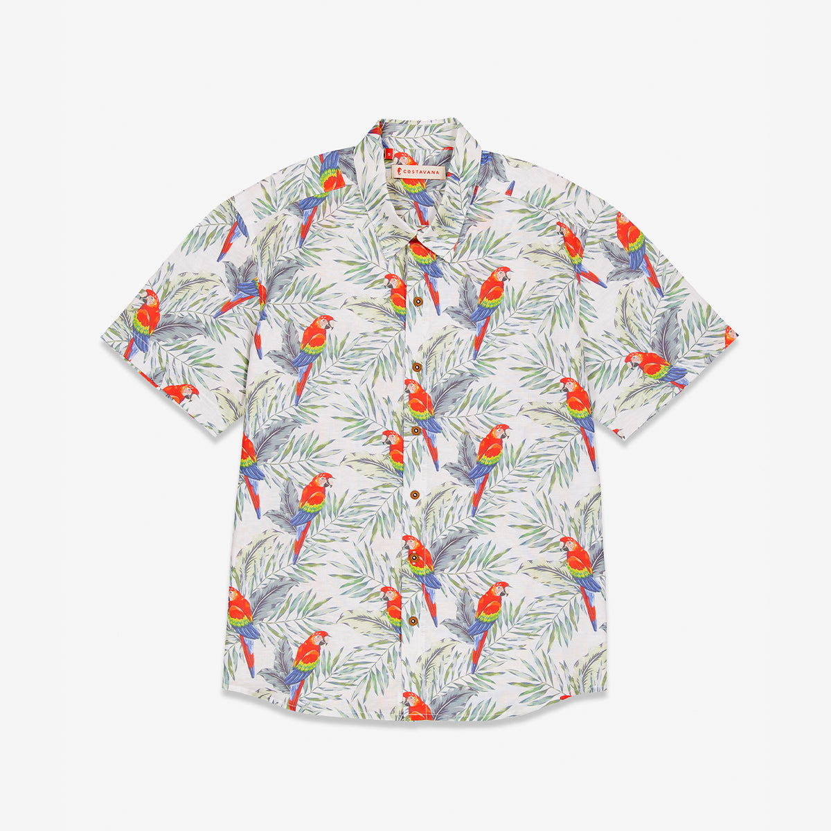 Camisa hawaiana manga corta Redduo