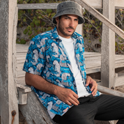 Camisa hawaiana manga corta Yaguar