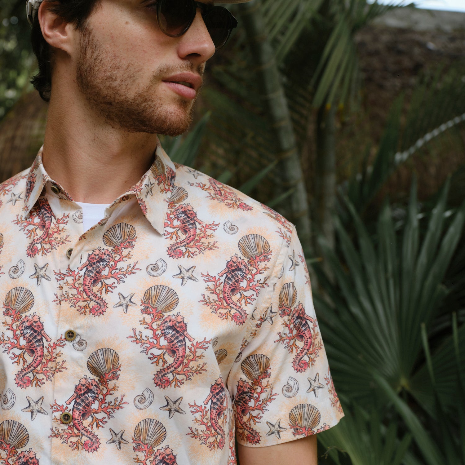 Camisa hawaiana manga corta Jeireddin