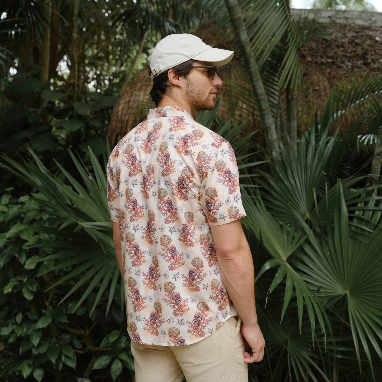 Camisa hawaiana manga corta Jeireddin