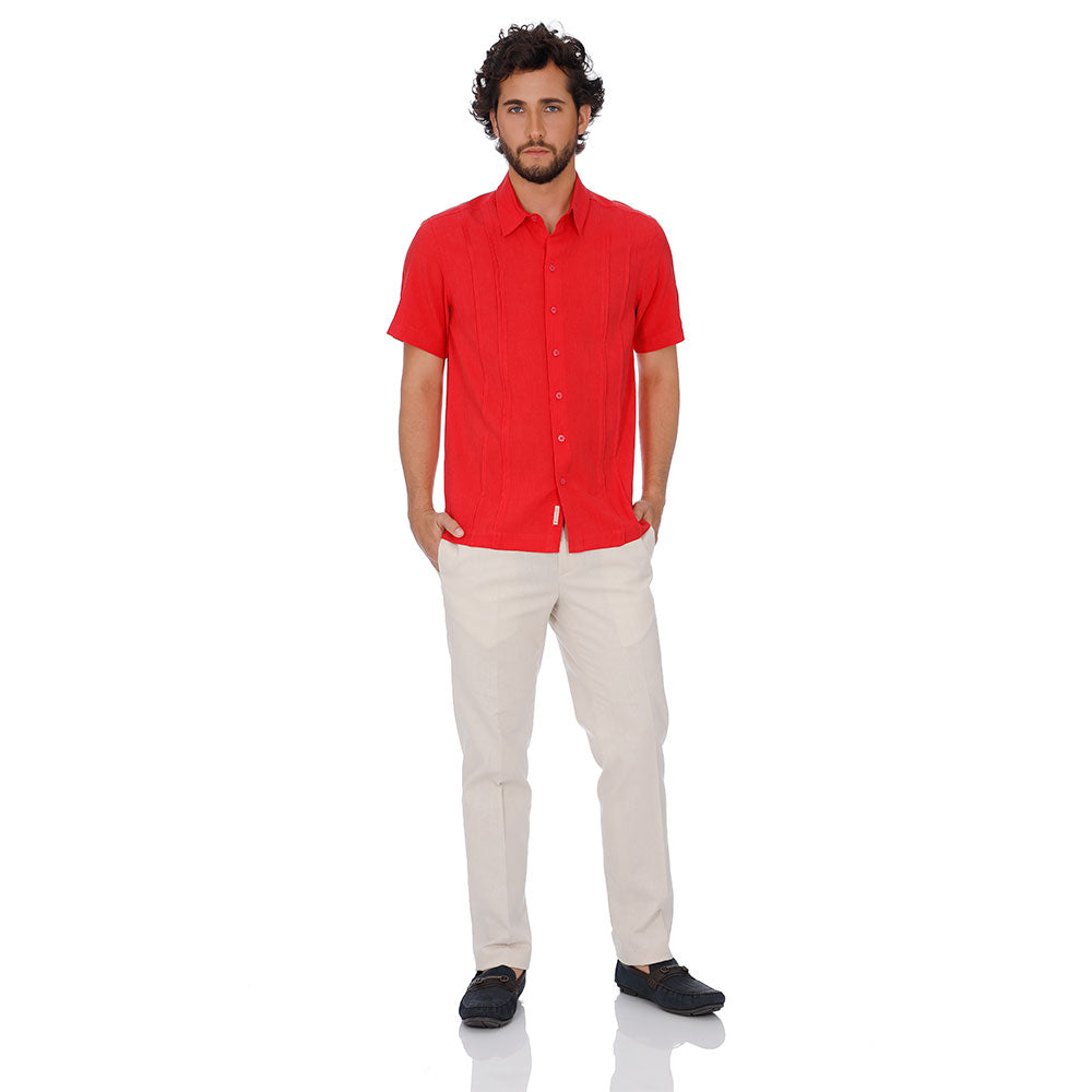 Camisa guayabera manga corta Adiel