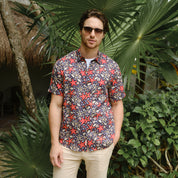 Camisa hawaiana manga corta Starfish