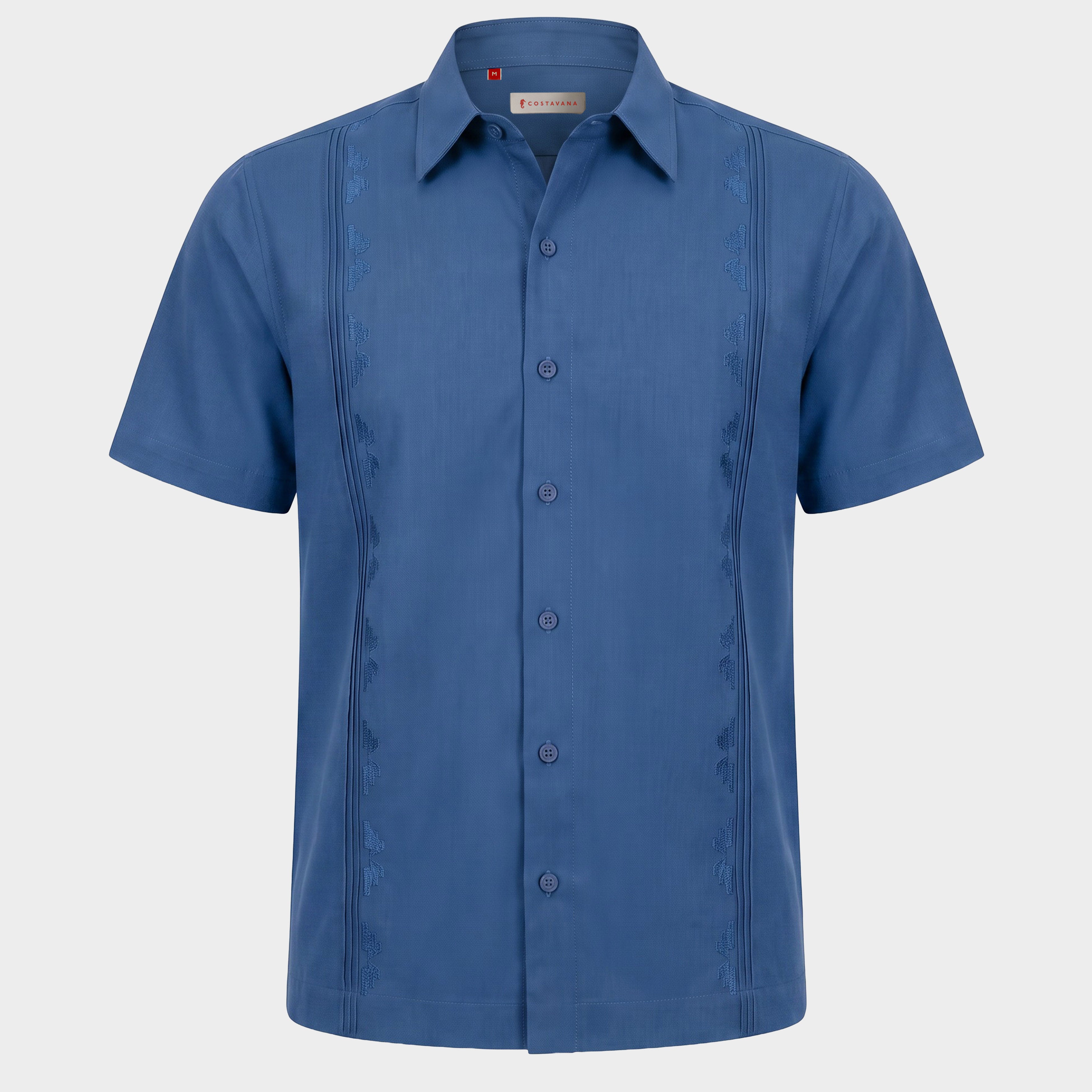 Camisa Guayabera Manga Corta Tolui TX