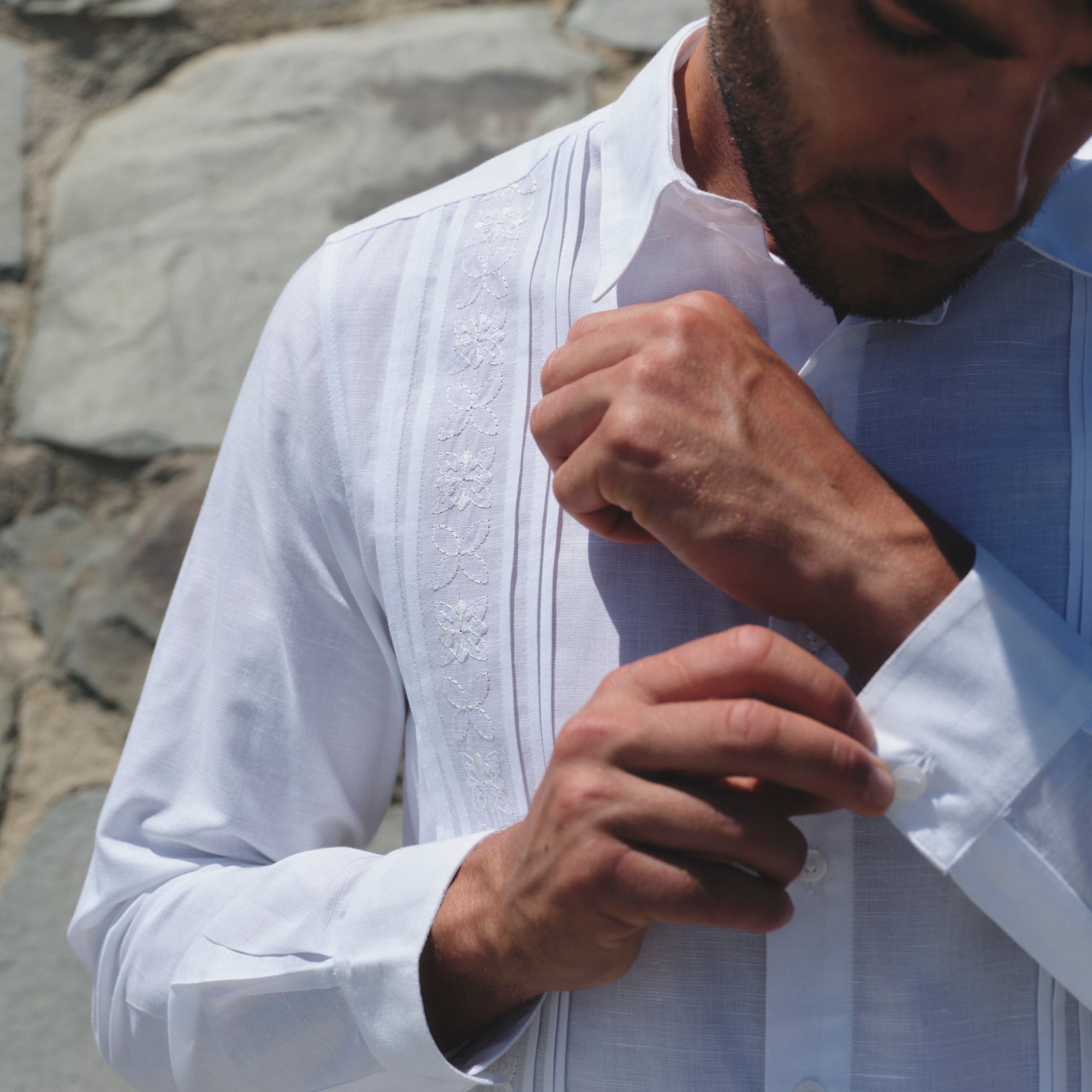 Camisa guayabera manga larga Murillo