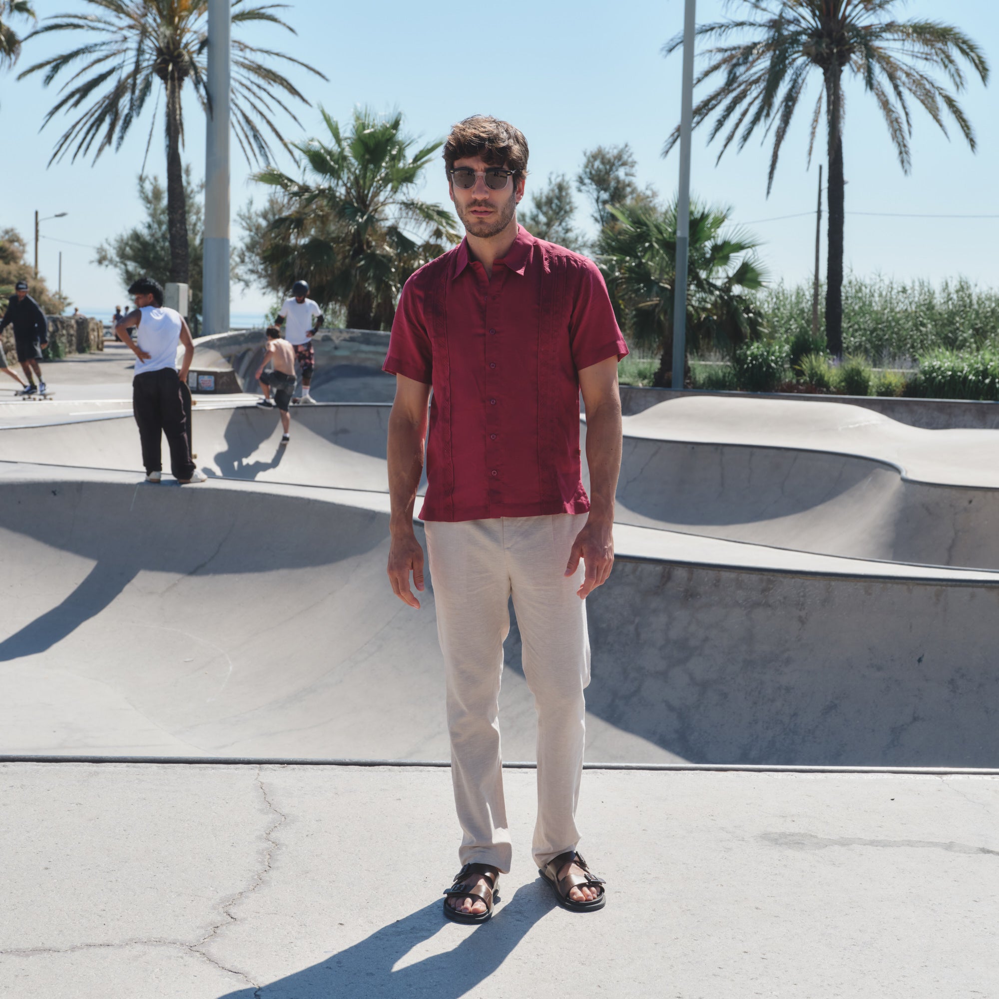 Camisa guayabera Lewis XXL