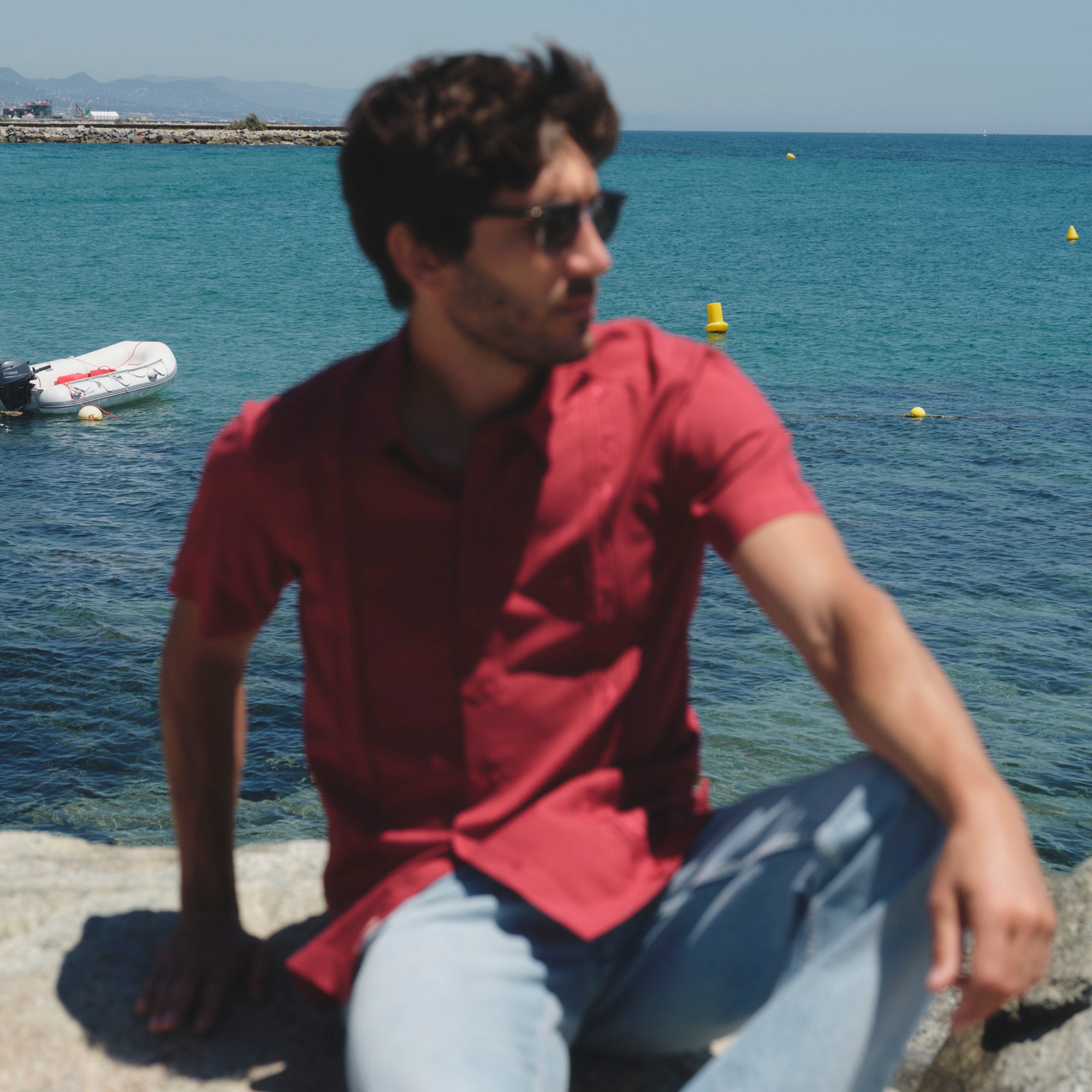 Camisa guayabera Arlequin XXL