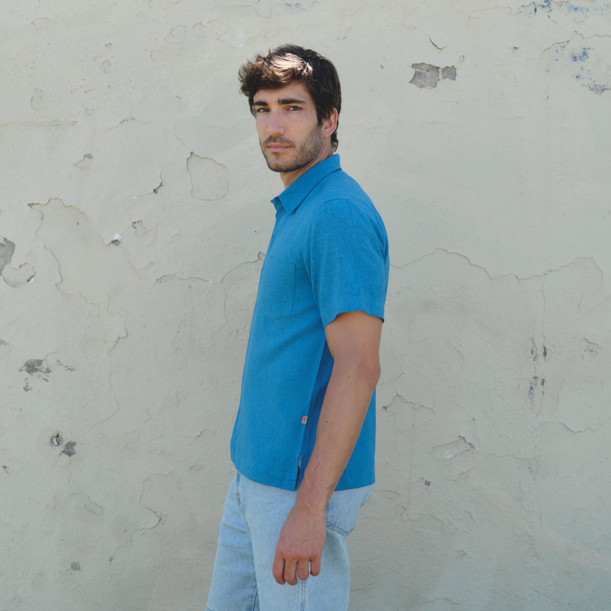 Camisa guayabera manga corta Ruina