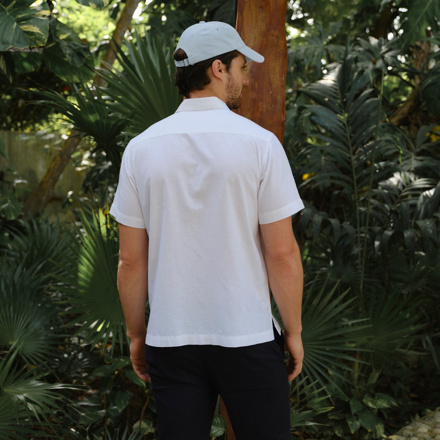 Camisa guayabera manga corta Dena