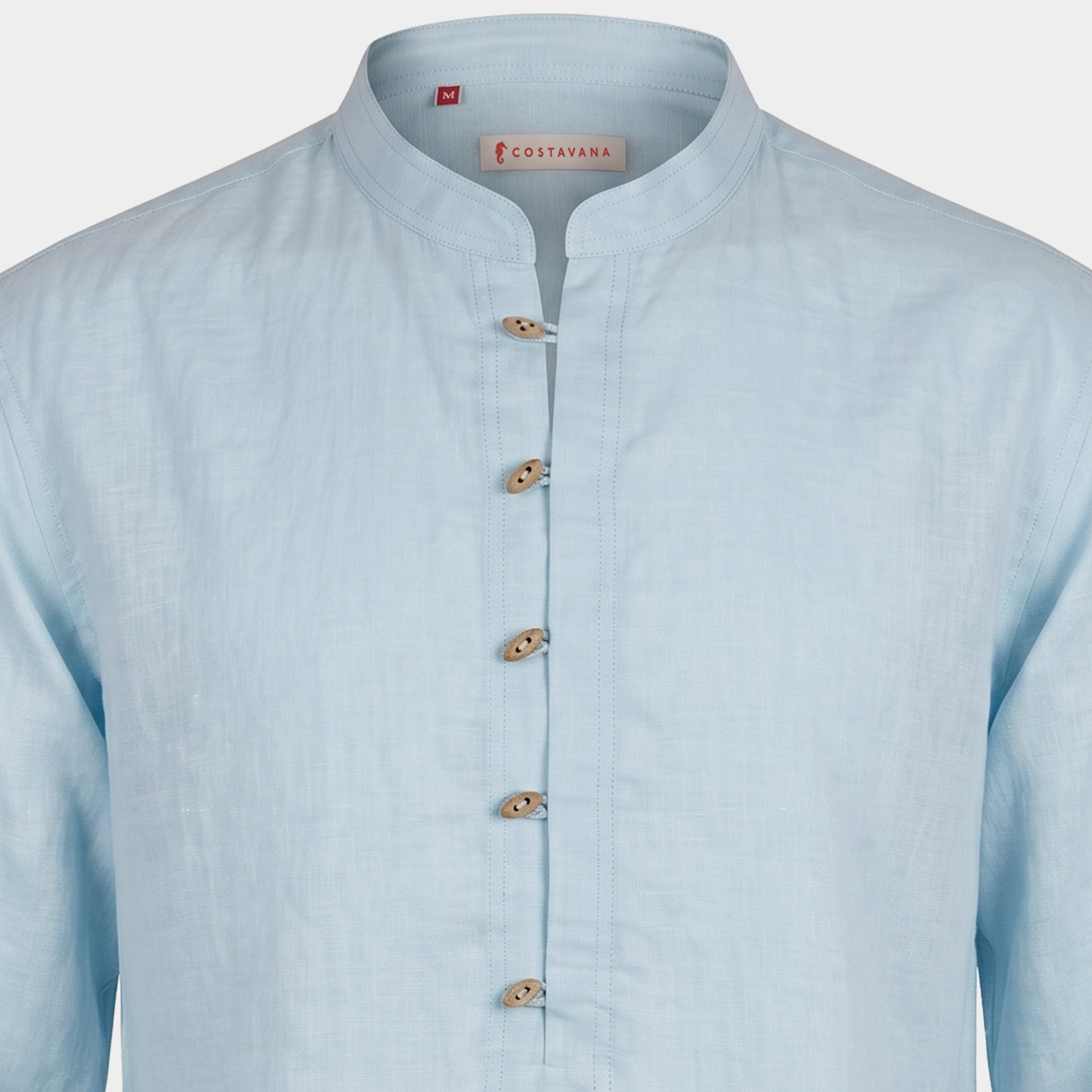 Camisa Manga Larga con Lino Manfred