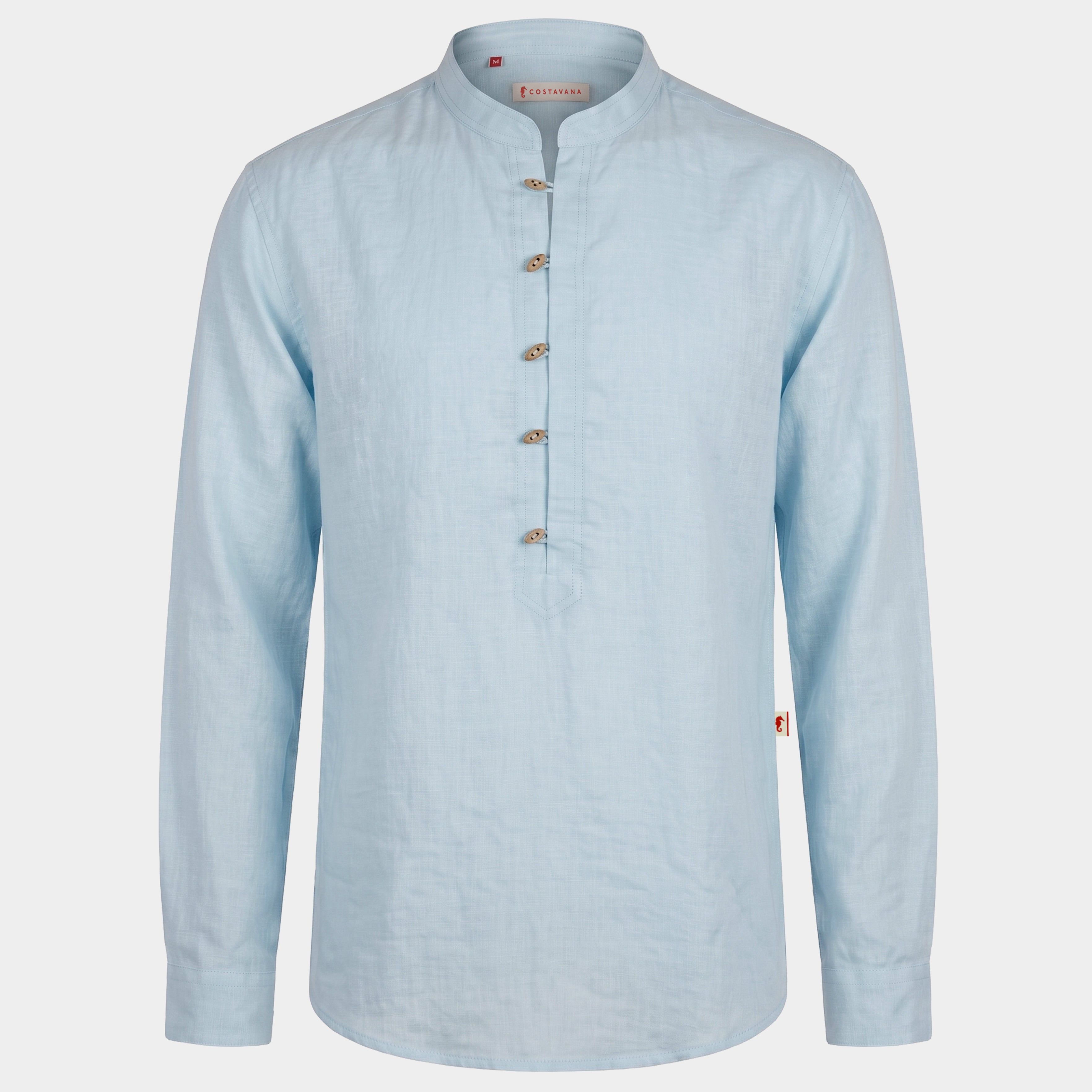 Camisa Manga Larga con Lino Manfred