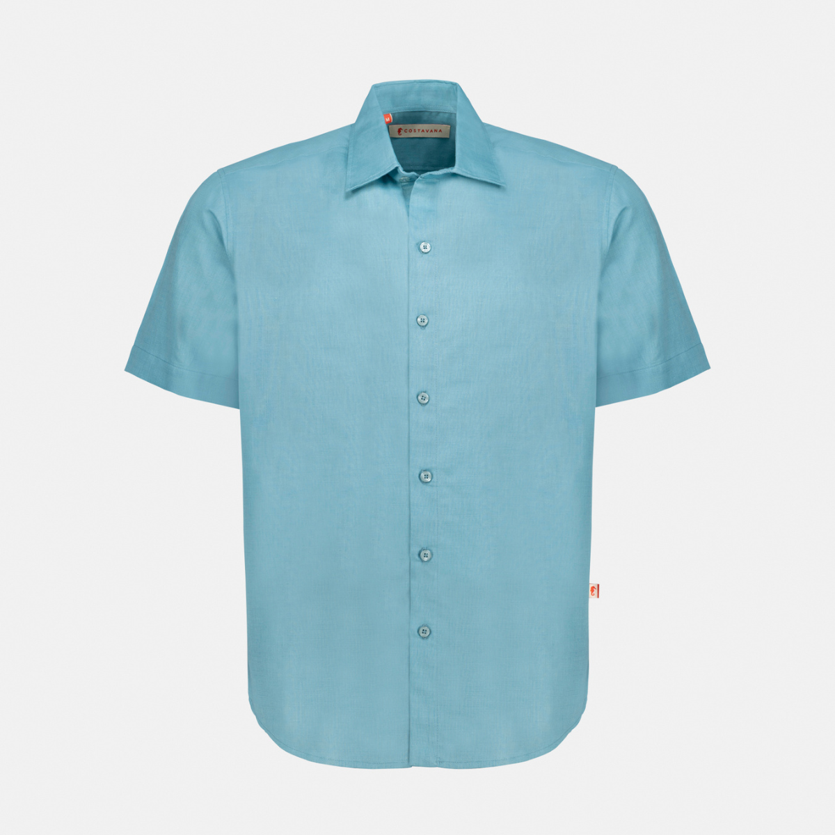 Camisa manga corta con lino Alian