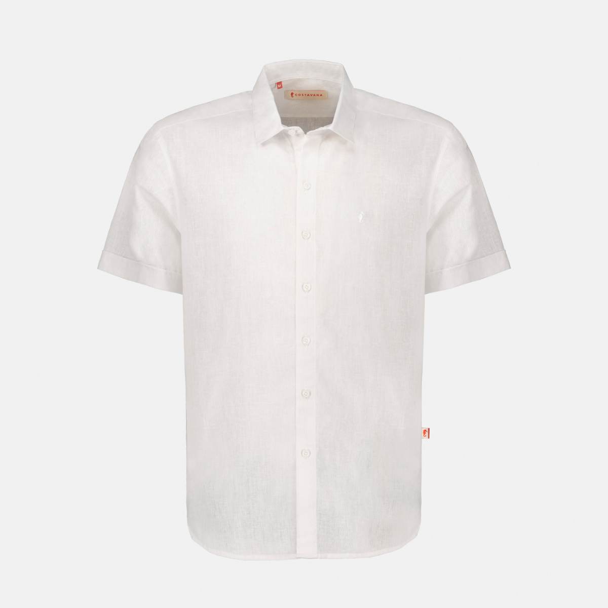Camisa manga corta con lino Arlo