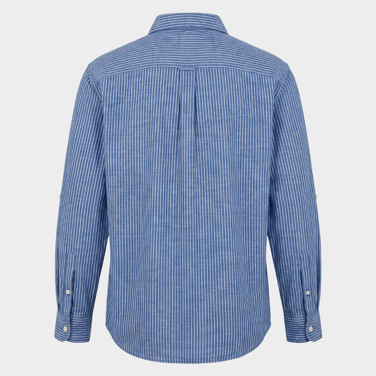 Camisa manga larga 100% lino Marino Rayas