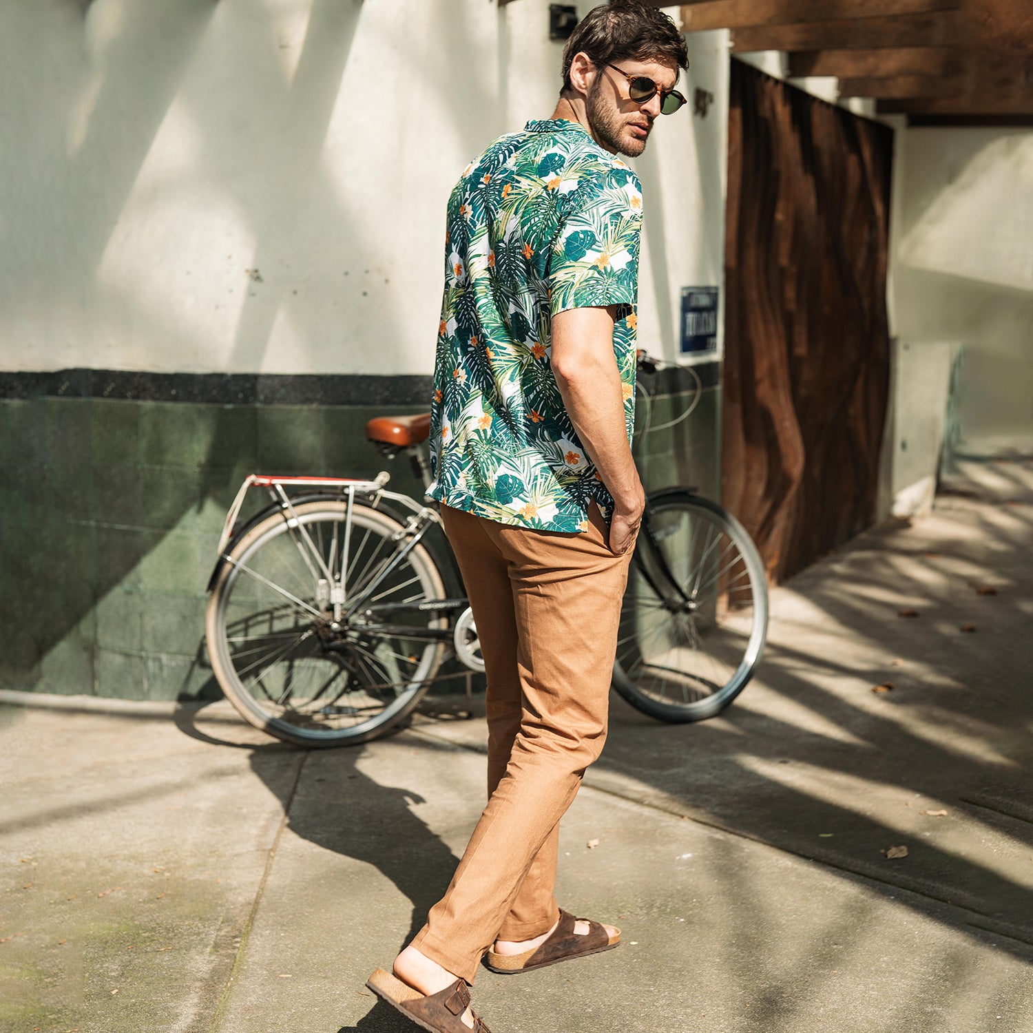 Camisa Hawaiana Manga Corta Selvatica