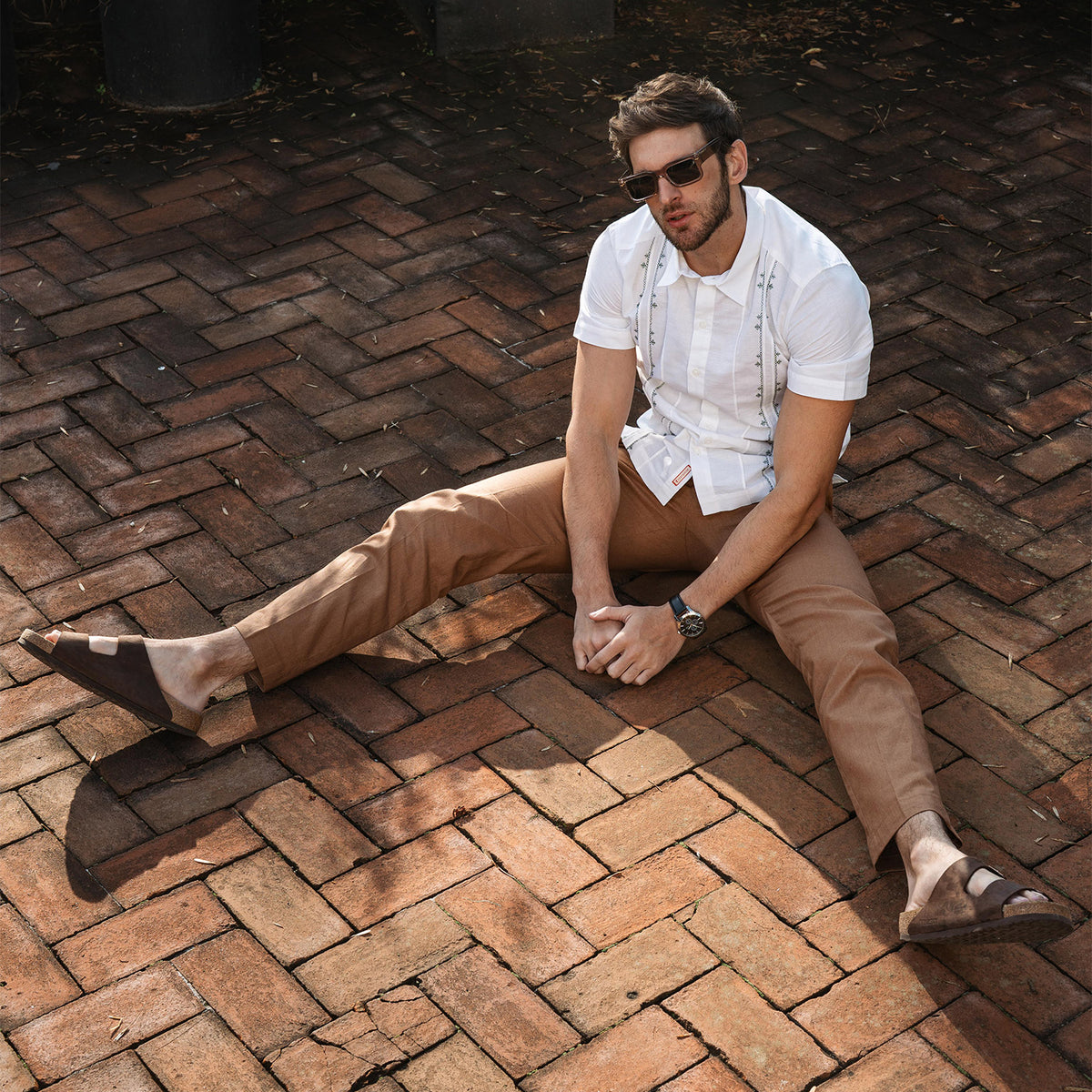 Camisa Guayabera Manga Corta Bolto
