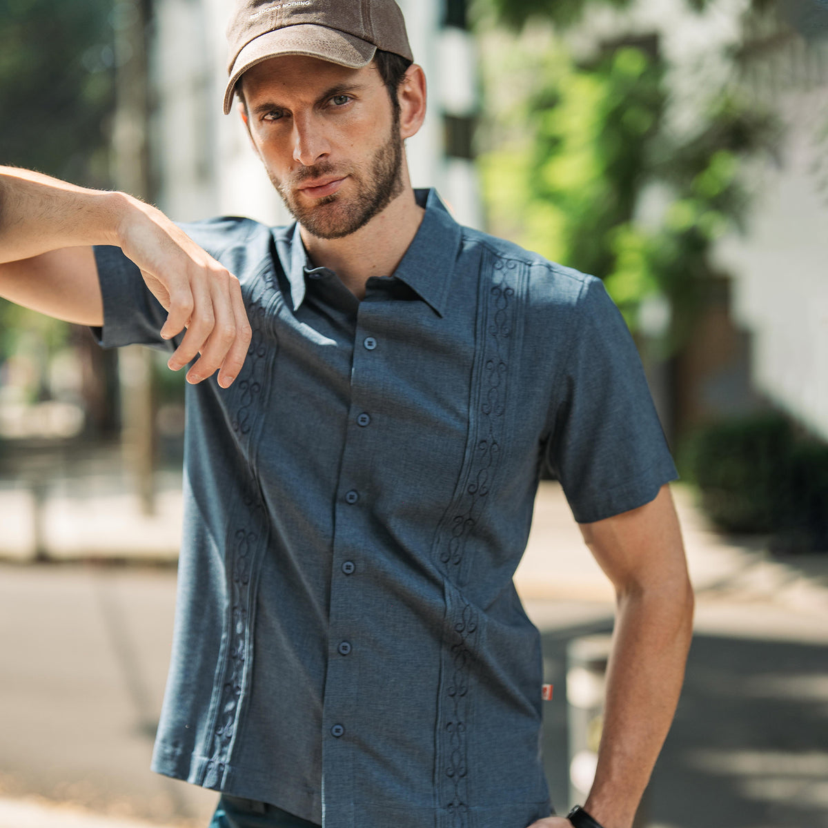 Camisa Guayabera Manga Corta Migue