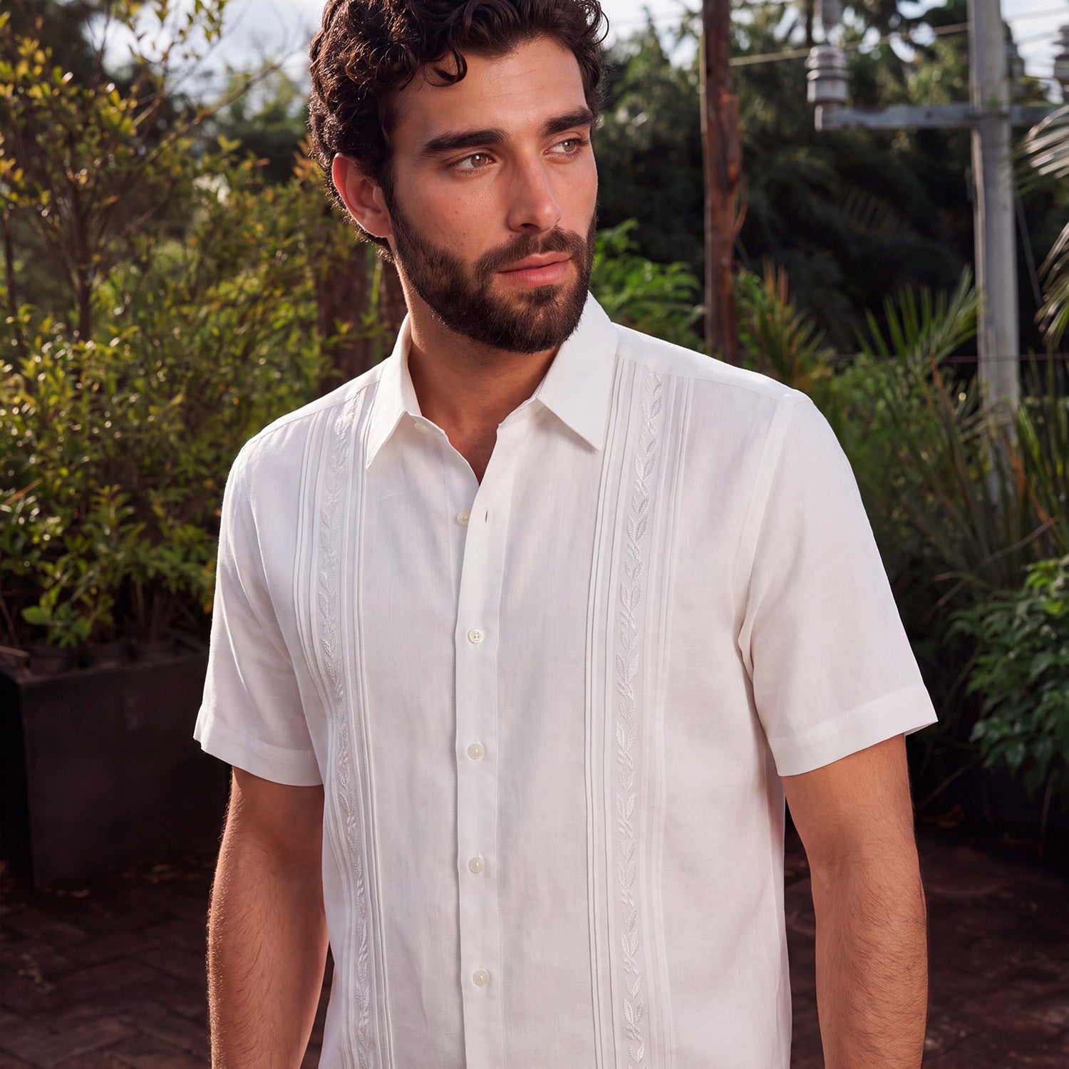 Camisa Guayabera Manga Corta Nao TX