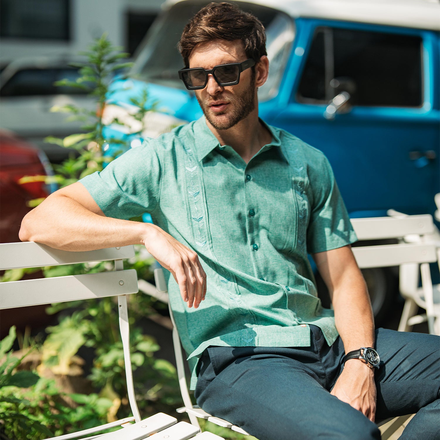 Camisa Guayabera Manga Corta Payne
