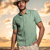 Camisa guayabera manga corta Pacub