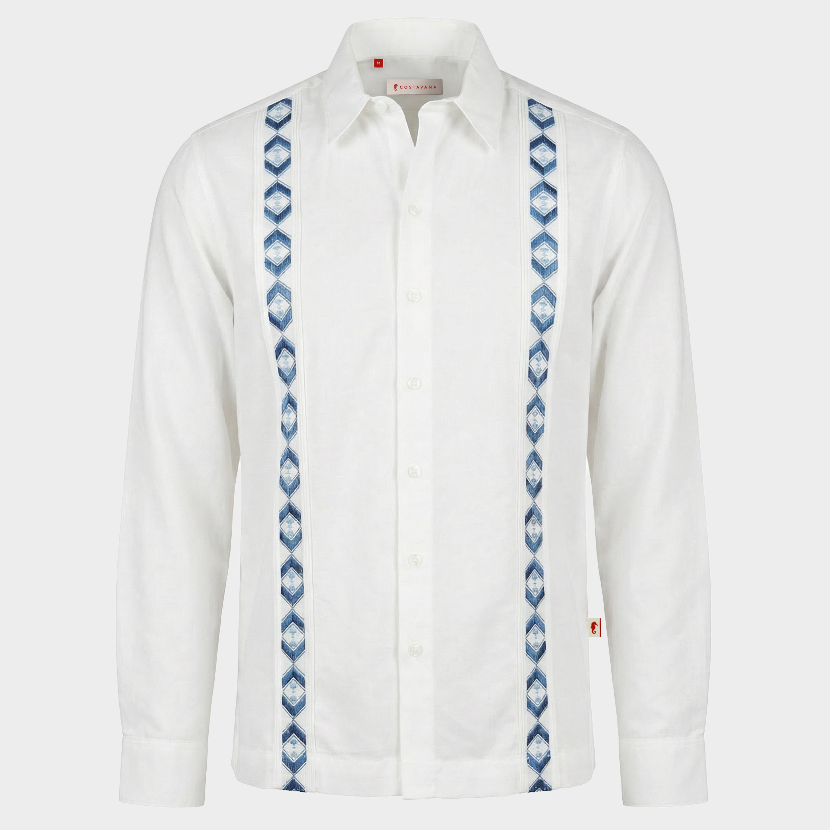Camisa guayabera manga larga Yan