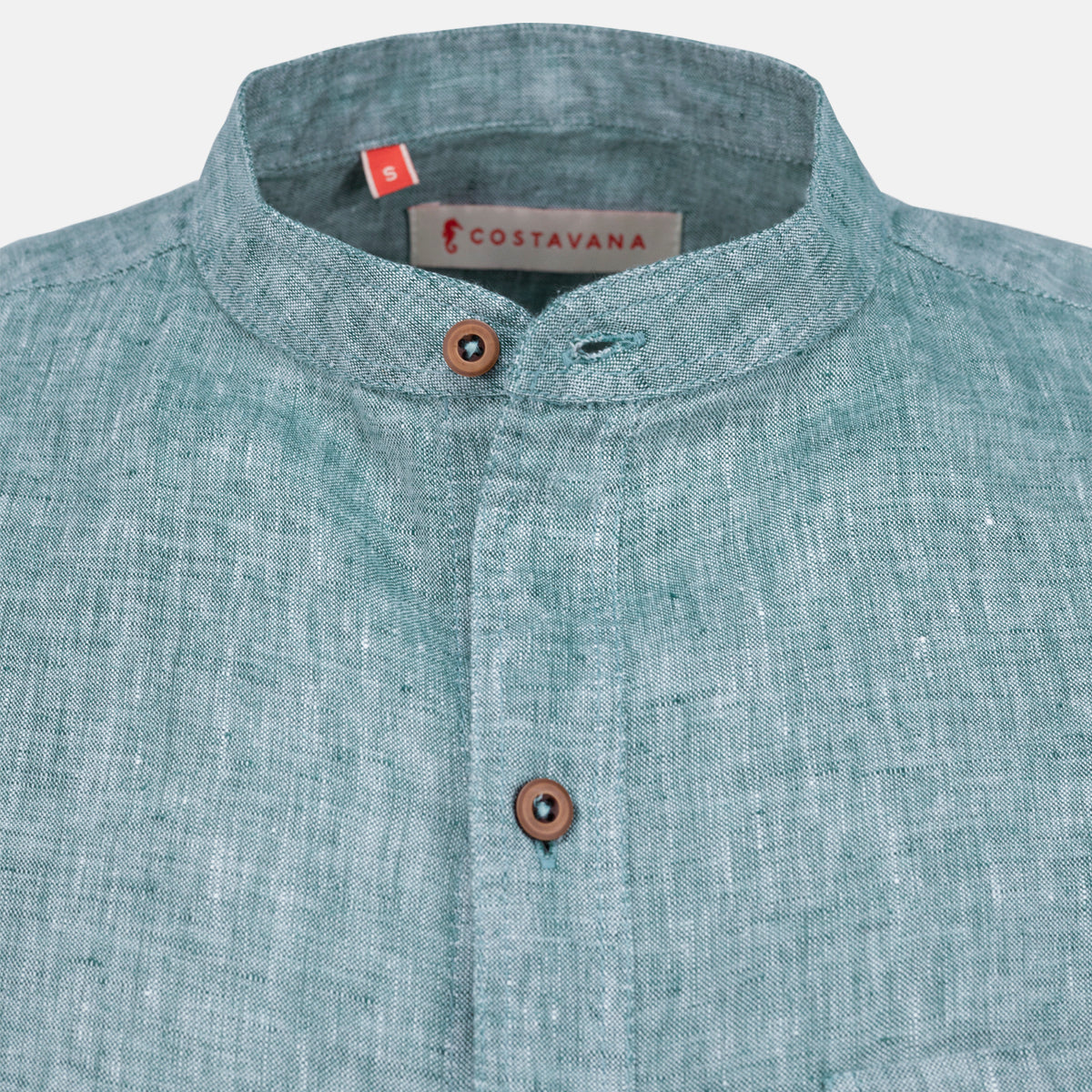Camisa de lino manga larga Davide