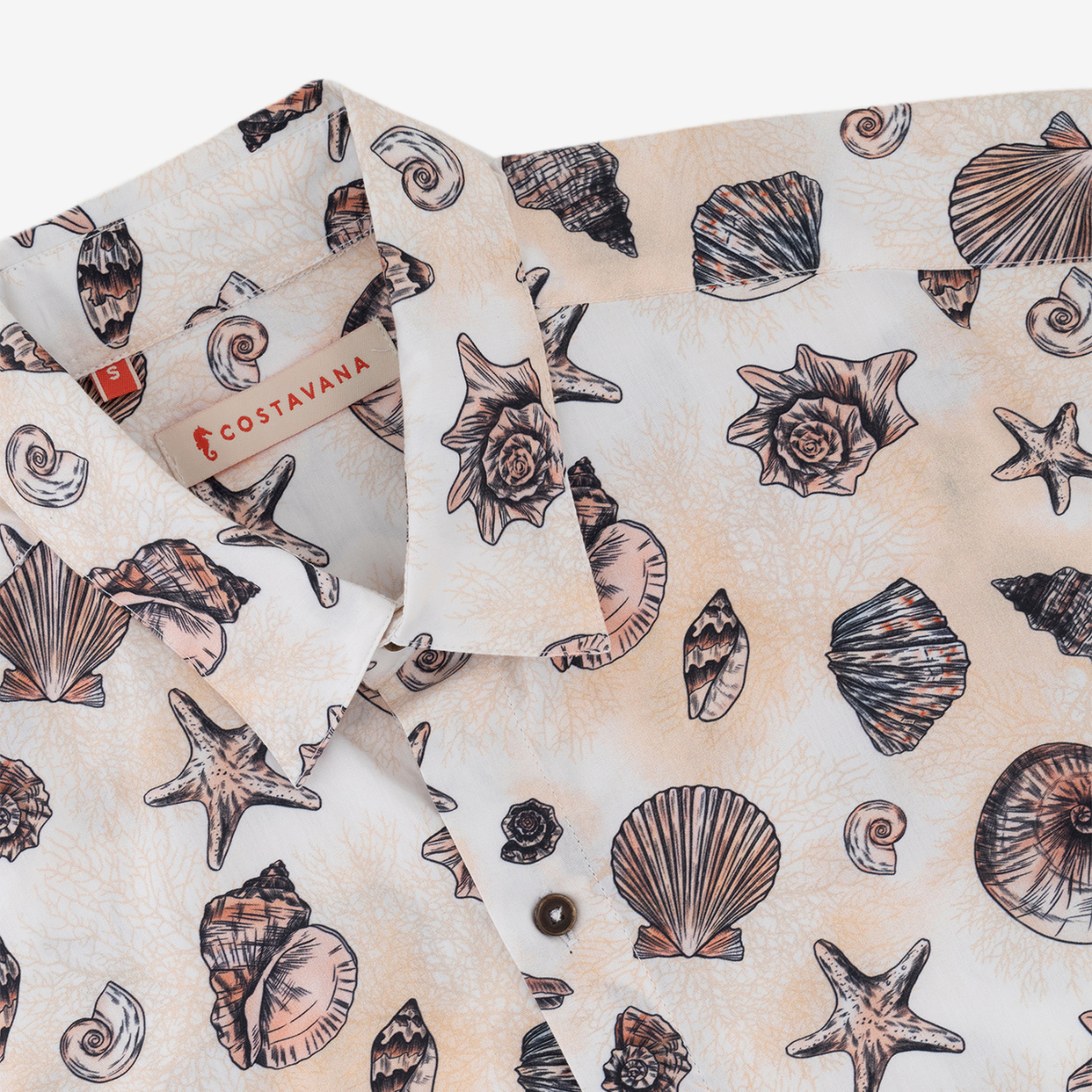 Camisa hawaiana manga corta Caracoli