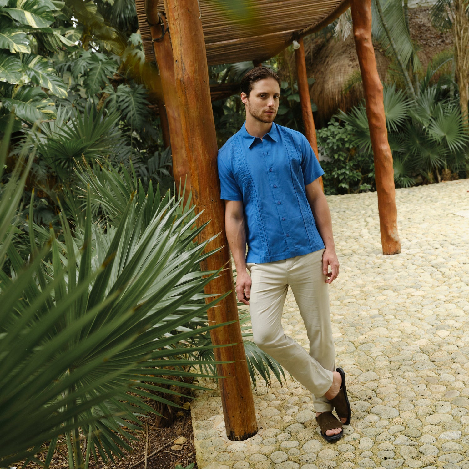 Camisa guayabera manga corta Erik