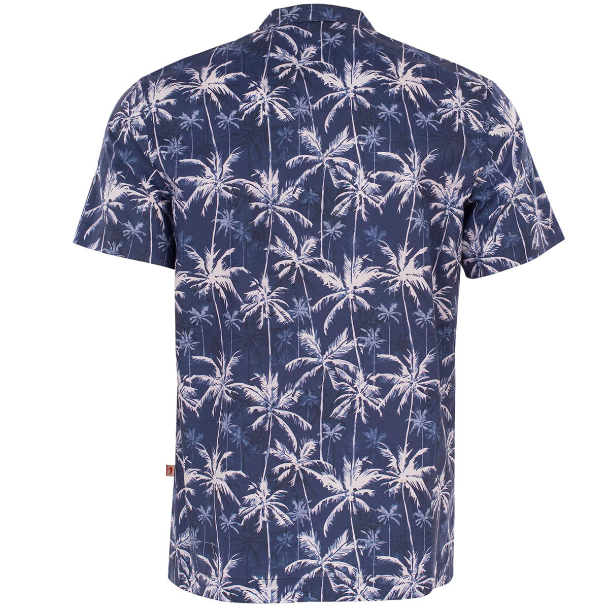 Camisa hawaiana manga corta Blue Palm