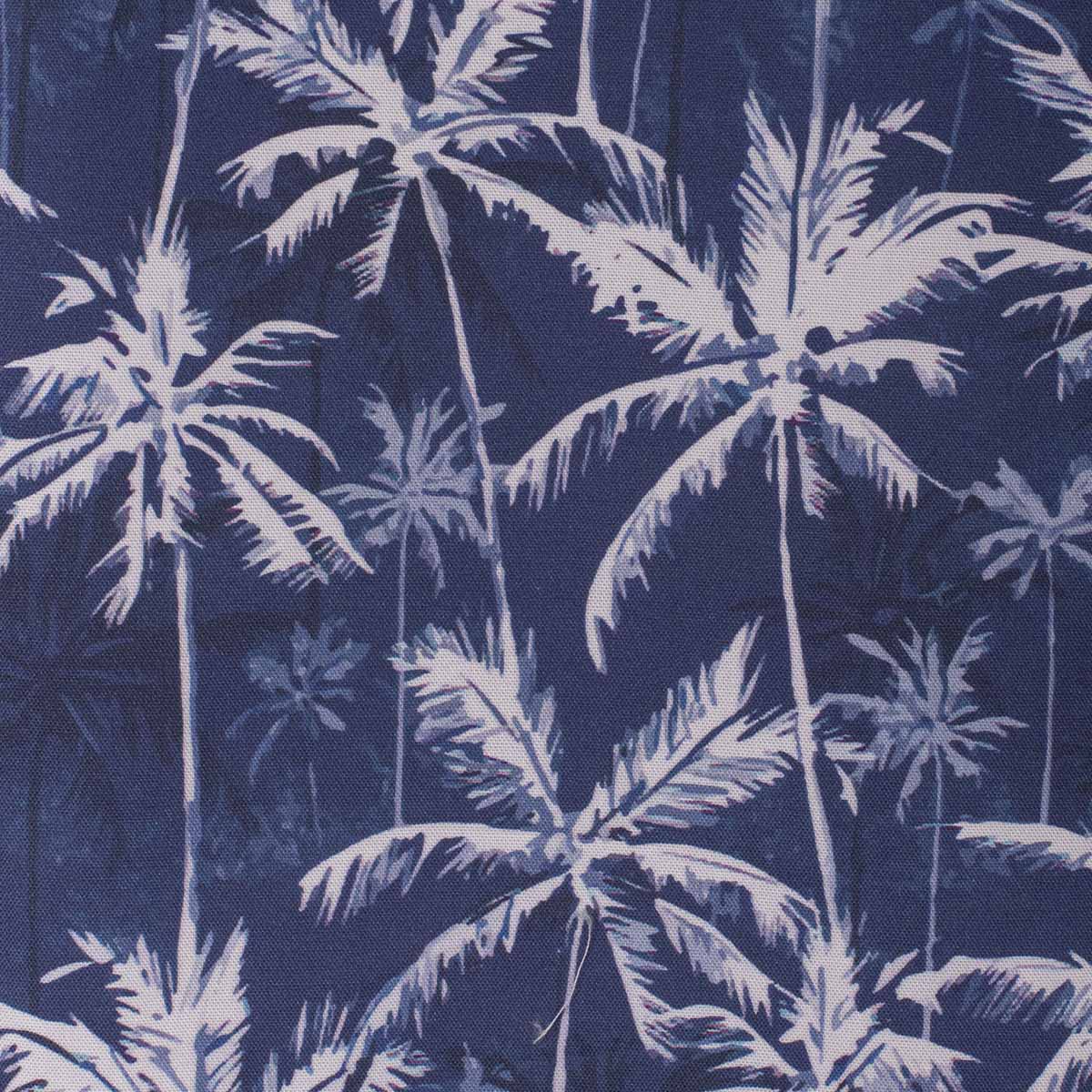 Camisa hawaiana manga corta Blue Palm