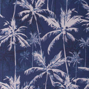 Camisa hawaiana manga corta Blue Palm
