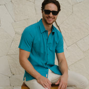 Camisa guayabera manga corta Gadot