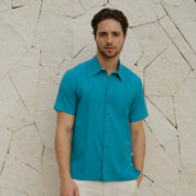 Camisa guayabera manga corta Gadot