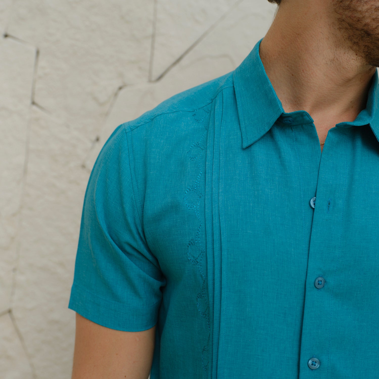 Camisa guayabera manga corta Gadot