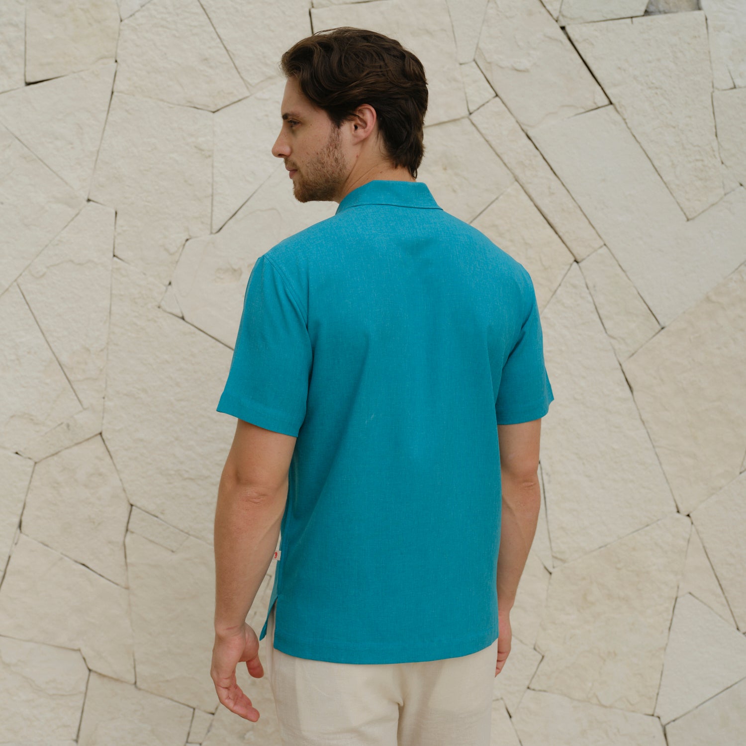 Camisa guayabera manga corta Gadot