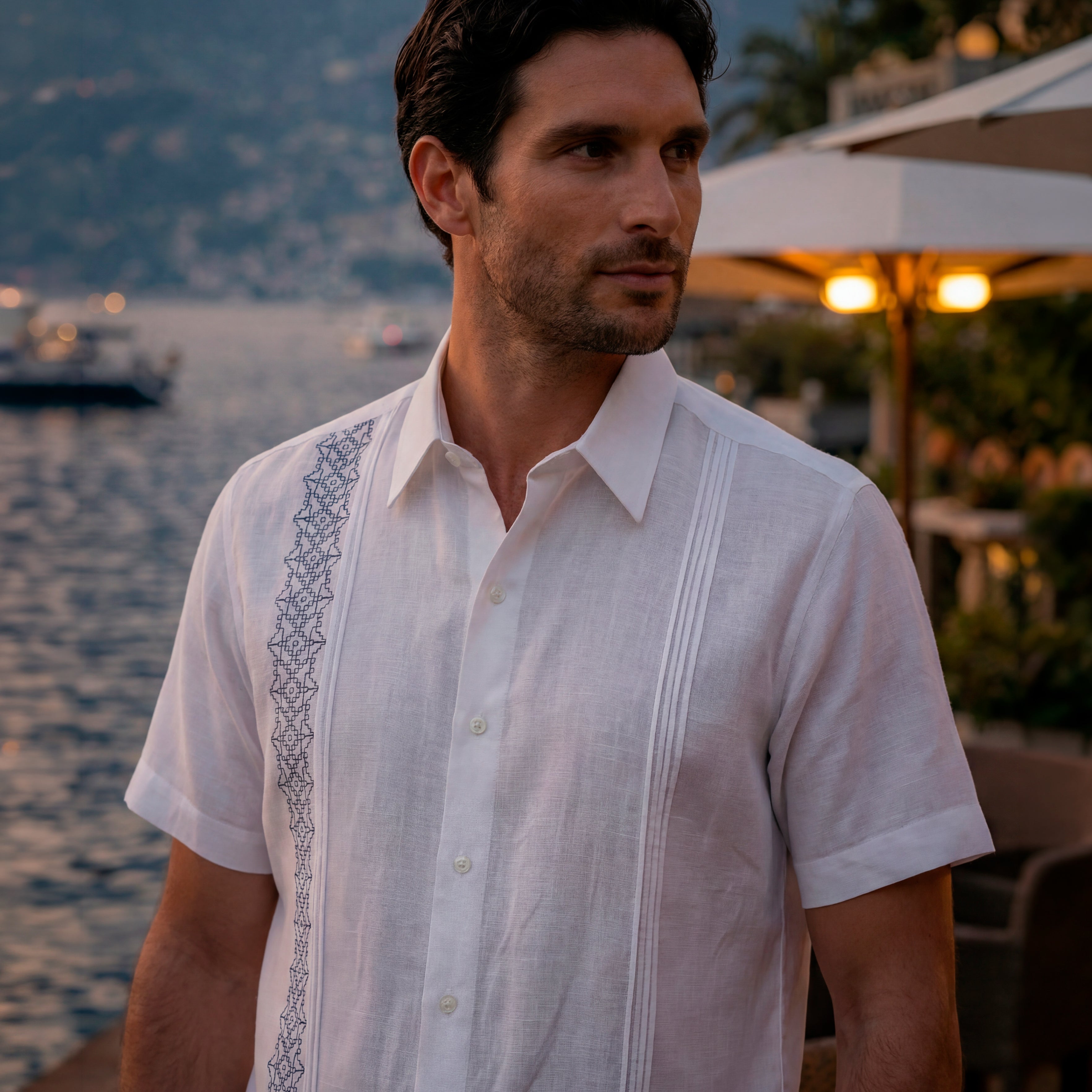 Camisa guayabera manga corta Richard