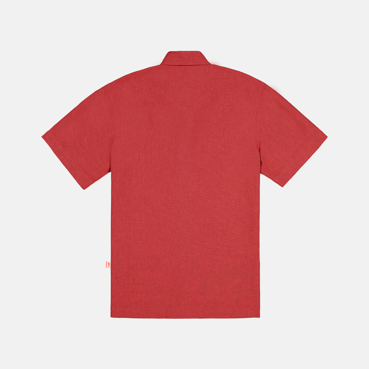 Espalda en guayabera manga corta hombre