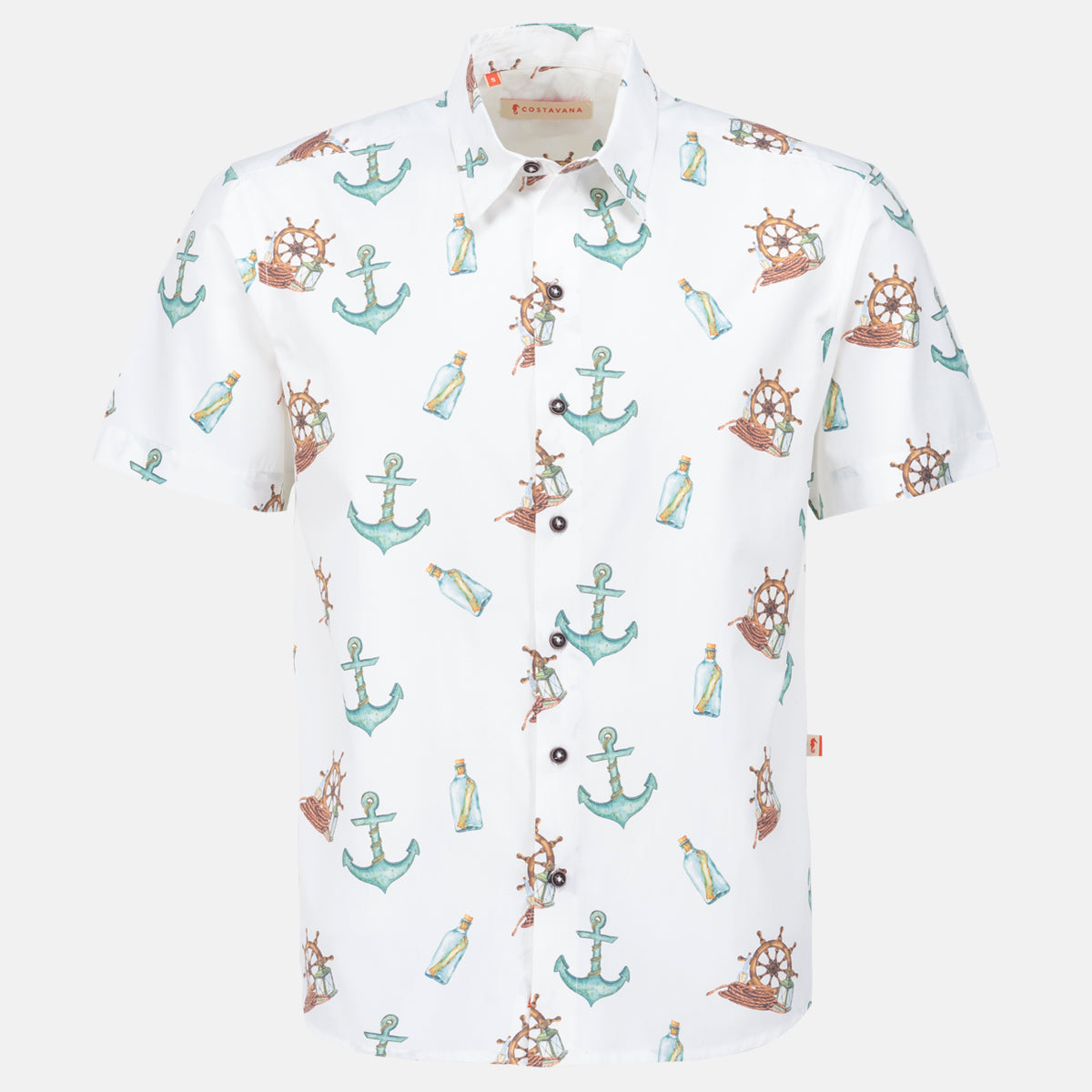 Camisa estampada manga corta Rudder