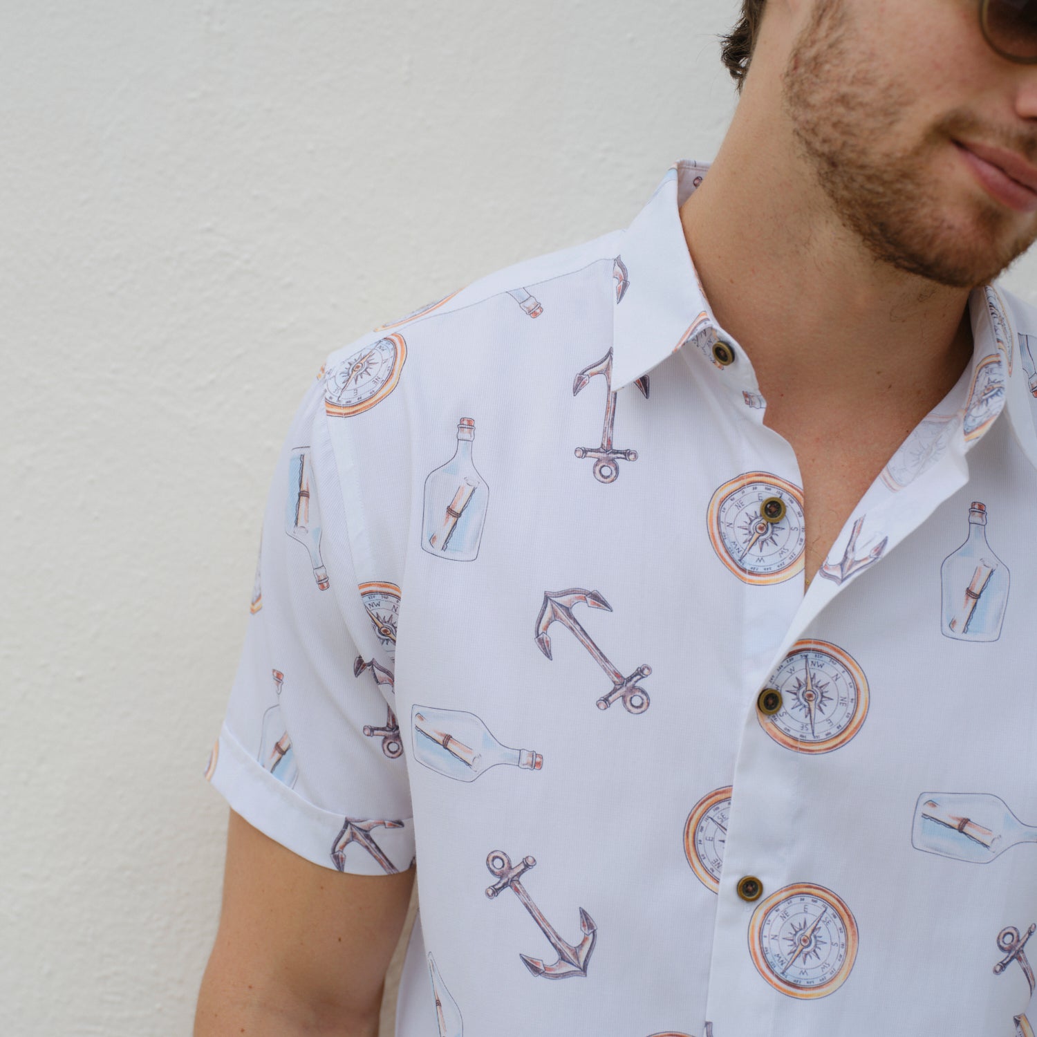 Camisa estampada XXL Naufra