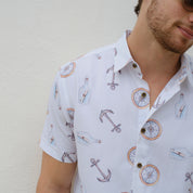 Camisa estampada XXL Naufra