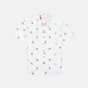 Camisa estampada para outfit casual hombre