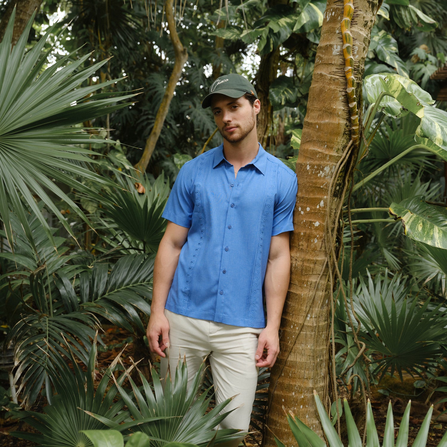 Camisa guayabera manga corta Pendul