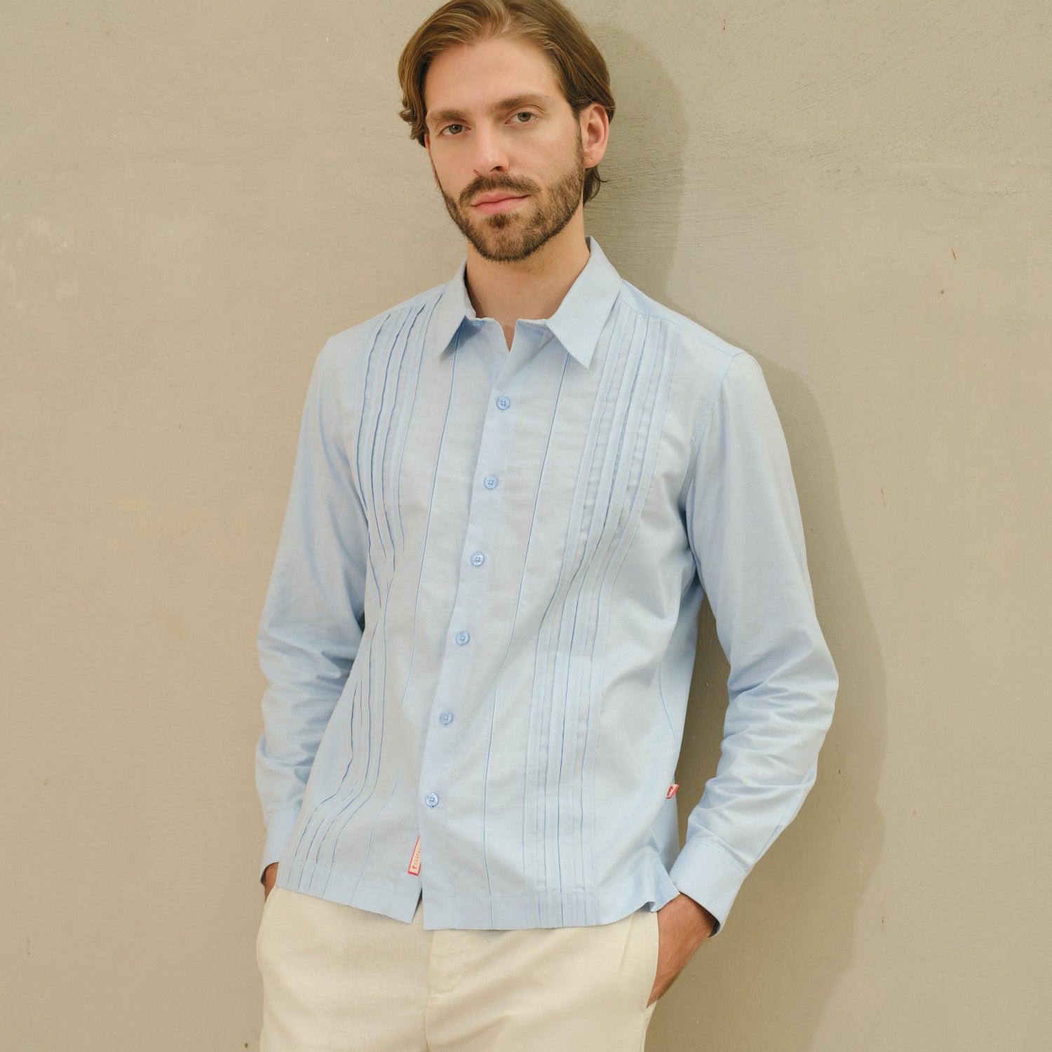 Camisa guayabera Reno Tallas Extras