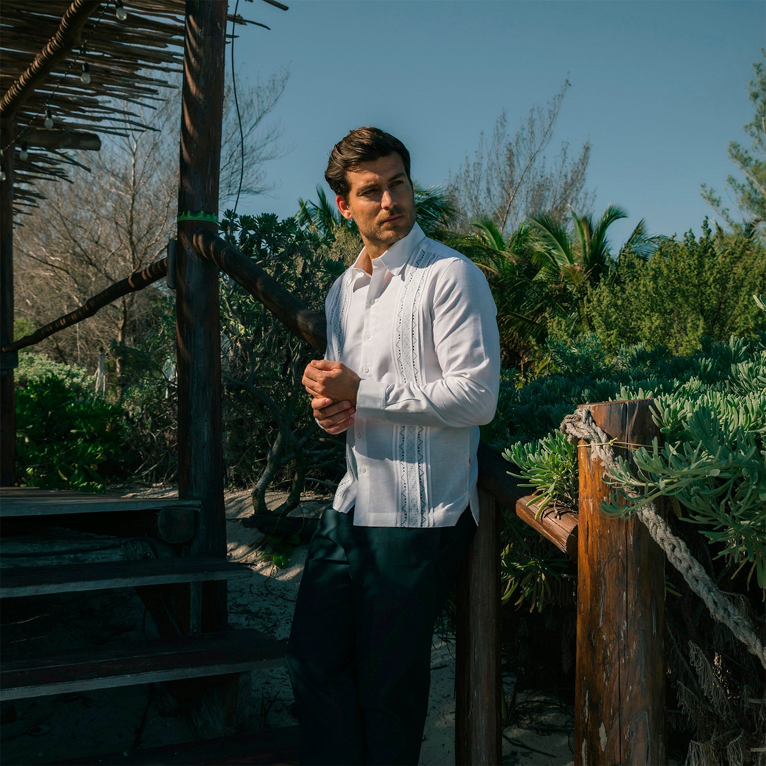 Camisa guayabera Vallejo XXL