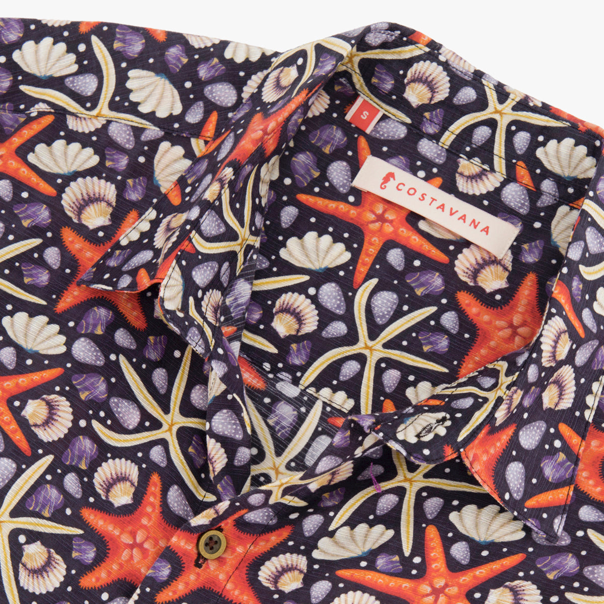 Camisa hawaiana manga corta Starfish