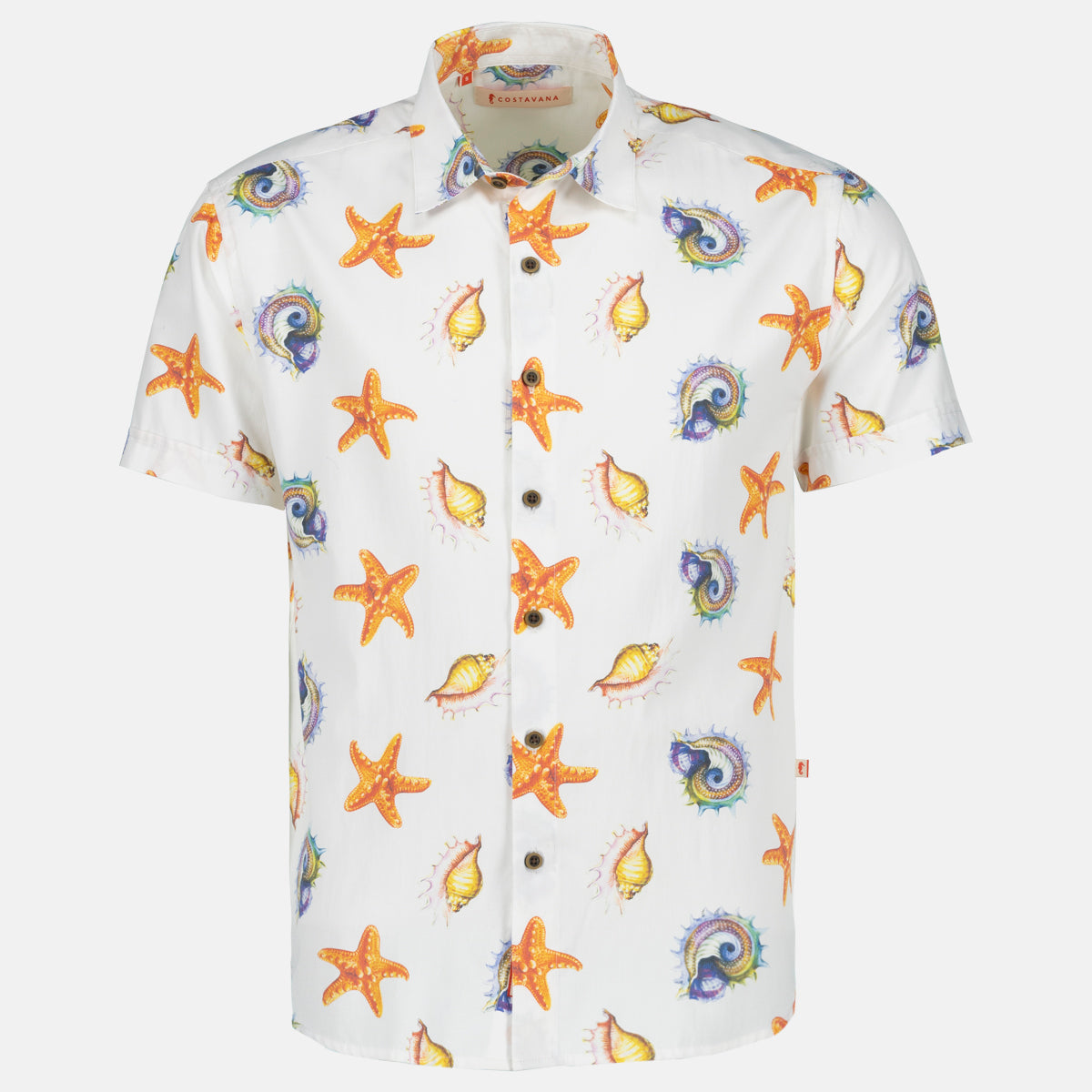 Camisa estampada manga corta Gunga