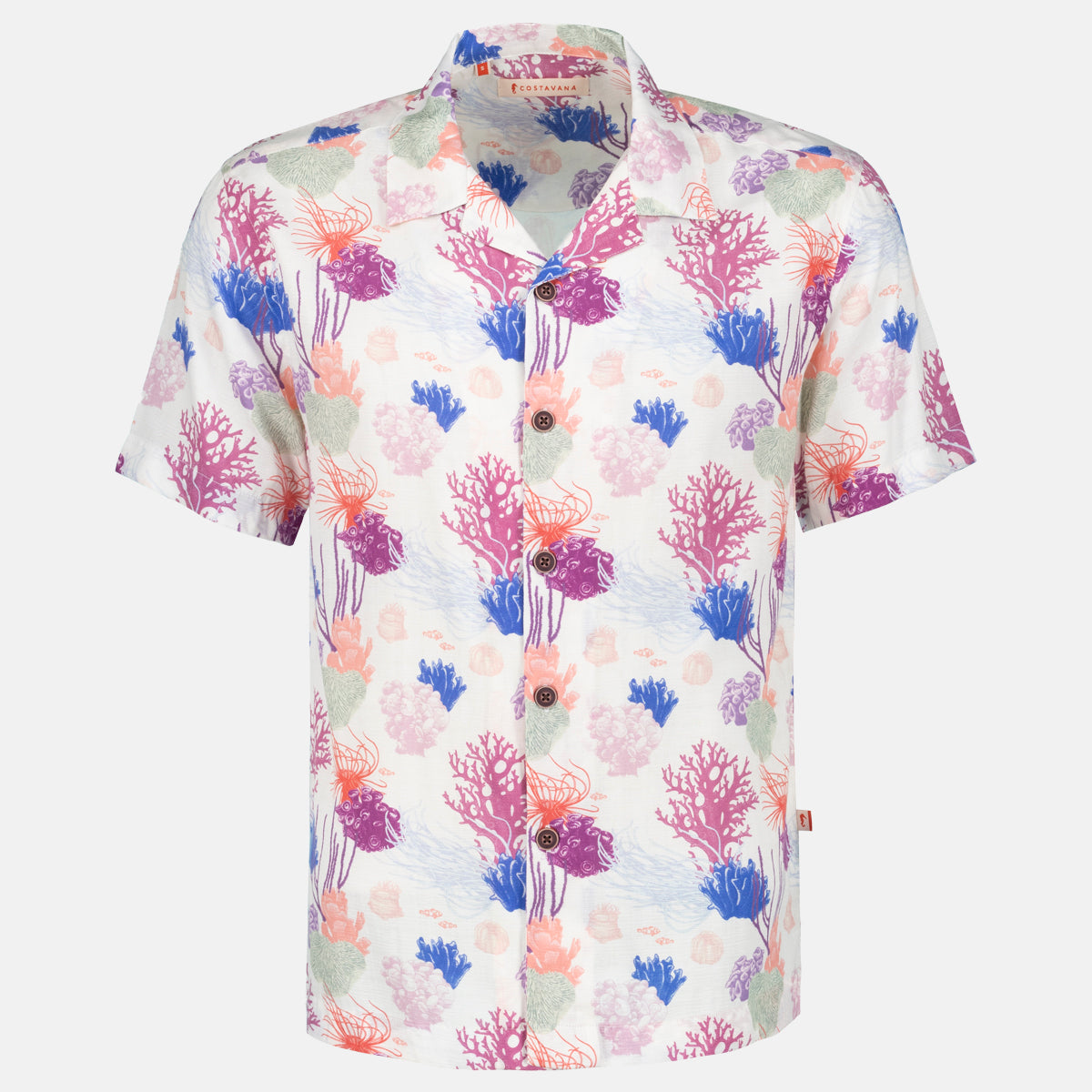 Camisa hawaiana manga corta Koari