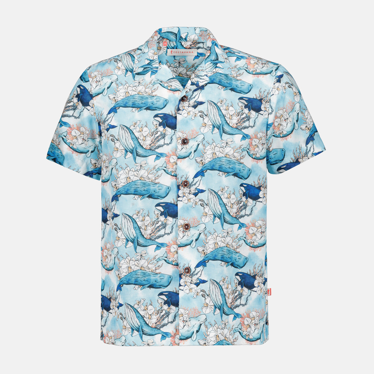Camisa hawaiana manga corta Ghibli