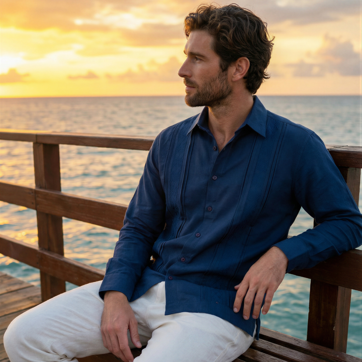 Cómo vestir una guayabera: 7 ideas de outfits casuales elegantes para hombre