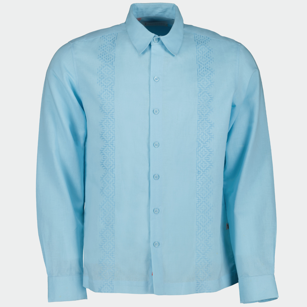 Camisa guayabera manga larga Bikon