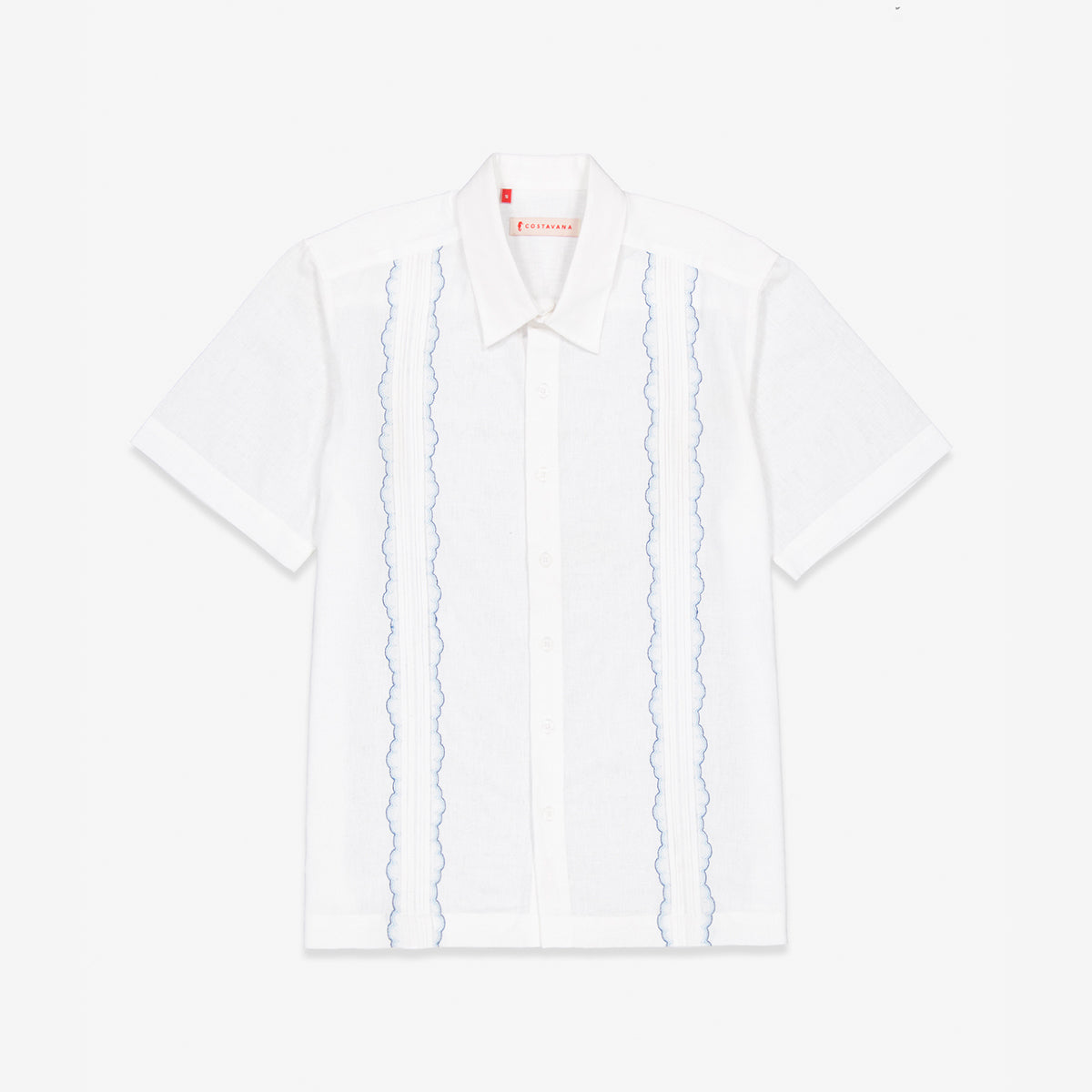 Camisa guayabera manga corta Perales